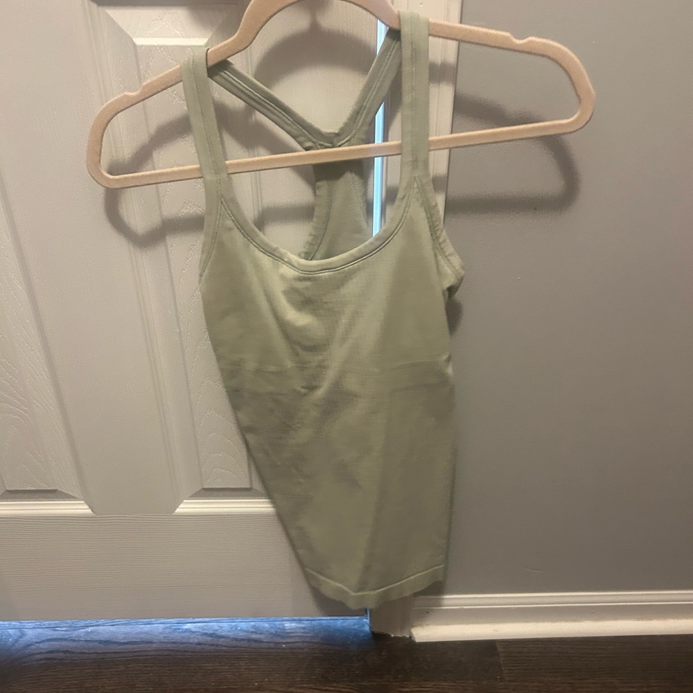 lululemon athletica Light Sage Green Tank Top